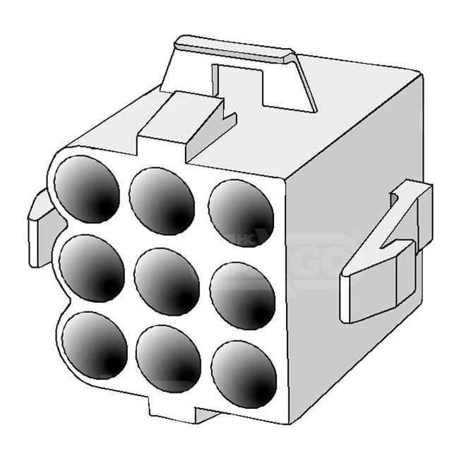 10 Stk - Mehrfachsteckverbinder - Passend für: Durite-HCUK 0-013-05 - Tyco 1-480672-0