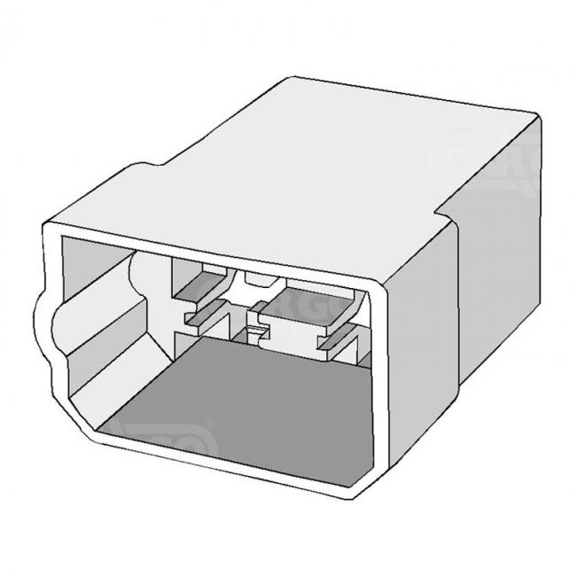 10 Stk - Steckverbindergehäuse - Passend für: Durite-HCUK 0-011-05 - Guardian-HCUK 4WP