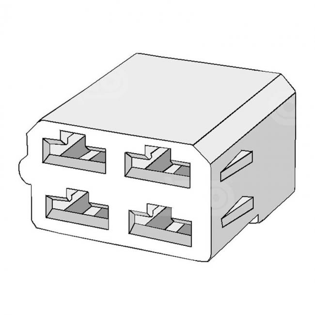 10 Stk - Steckverbindergehäuse - Passend für: Durite-HCUK 0-011-15 - Guardian-HCUK 4WS