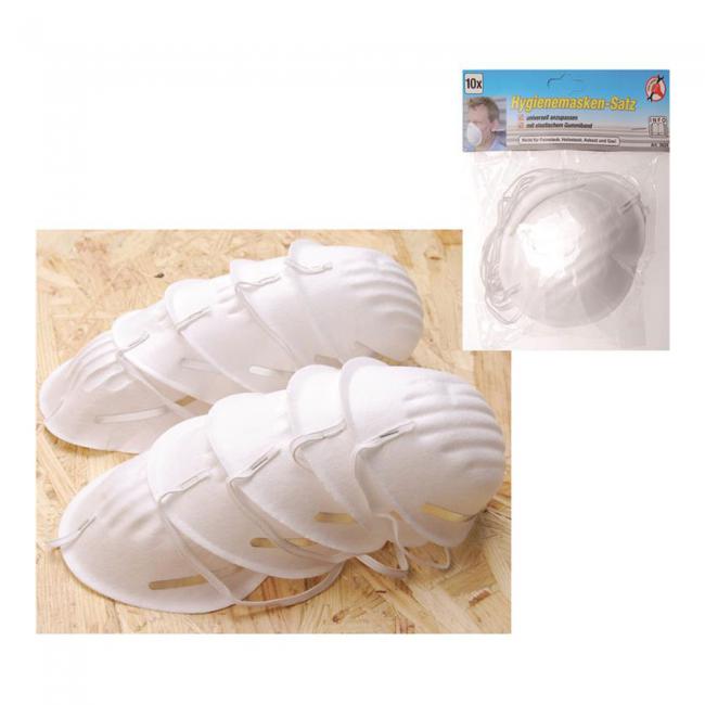 10 x Hygiene-Maske Mundschutz Atemschutz Staubschutzmaske