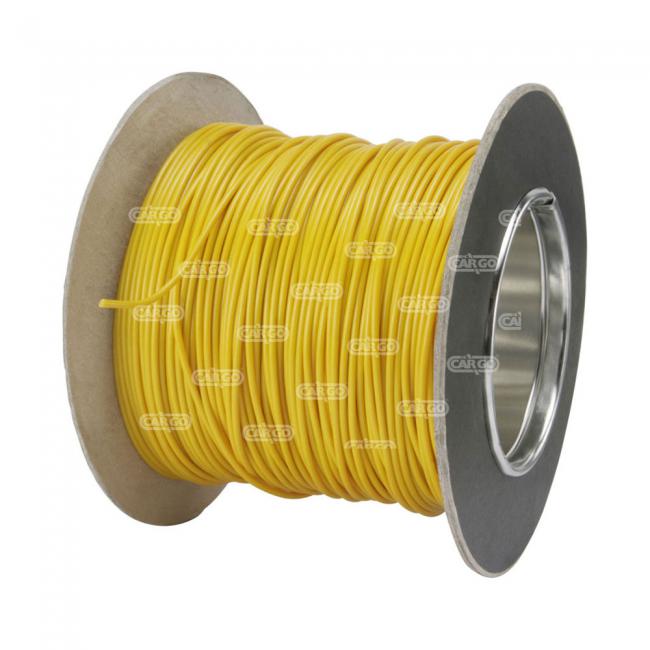 100 m - Kabel 1x1 mm², Gelb - Passend für: Durite-HCUK 0-932-08 - Guardian-HCUK TW1.0Y - Wood Auto CAB1020Y
