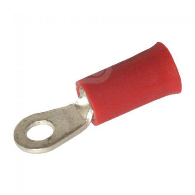 100 Stk - Ringkabelschuh 3 mm, Rot - Passend für: Elpress a1532r - Guardian-HCUK R2