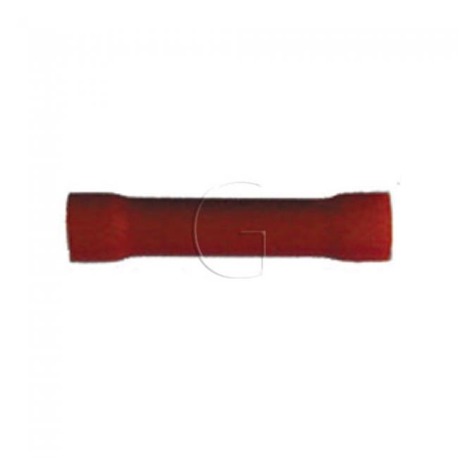 10er-Set Kerb Kabelschuhe / Seildurchmesser = 0,5 - 1 mm² / Farbe = Rot