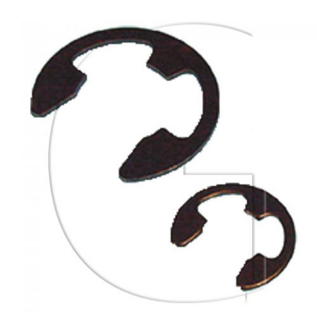10er-Set Sicherungsring (E-clip) / Ø = 1/4” = 6,35 mm
