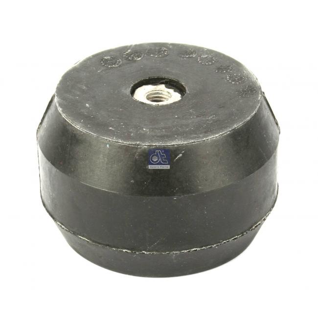 2 Stück Gummipuffer, vorne - DT Spare Parts 1.27081 / D: 25 mm, D: 90,5 mm,  M10 x 1,5, H: 56,5 mm