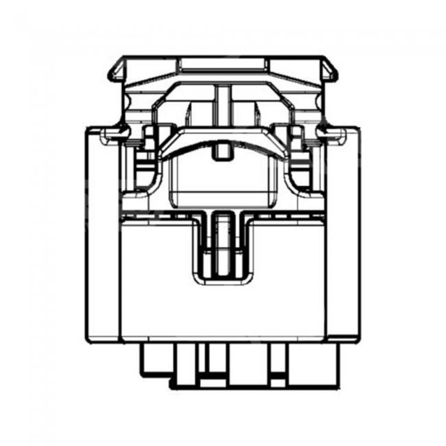 5 Stk - Trapez / Stecker 5P / Kod. A / Schwarz - Passend für: Bosch 1928405138 - General motor 55563462