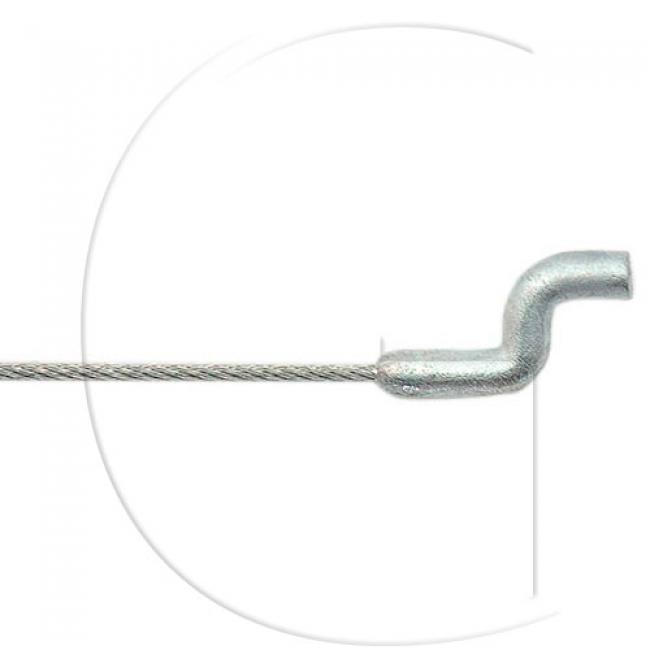 5er-Set Gaszug / L = 1,80 m / L Nippel = 27 mm / Seildurchmesser = 1,5 mm / Ø Nippel = 4,5 mm