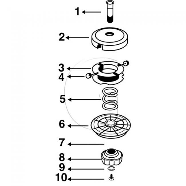 Adapter Schraube / Gewinde = M10 x 1,25 - Innengewinde