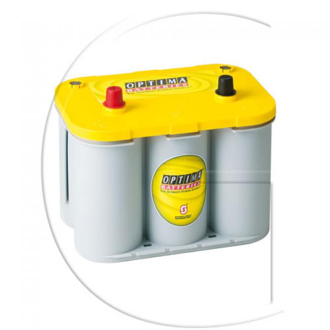 Batterie Optima® Yellowtop® Kapazität = 55 Ah / Typ = 690 EN* - HÖHERER KALTSTARTSTROM (CCA) BEI GERINGERER KAPAZITÄT (Ah)