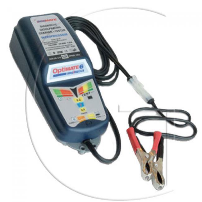 Batterieladegerät / Ladegerät Optimate 6 ampmatic, für 12V PKW und Bootsbatterien von 15Ah>240Ah Das...