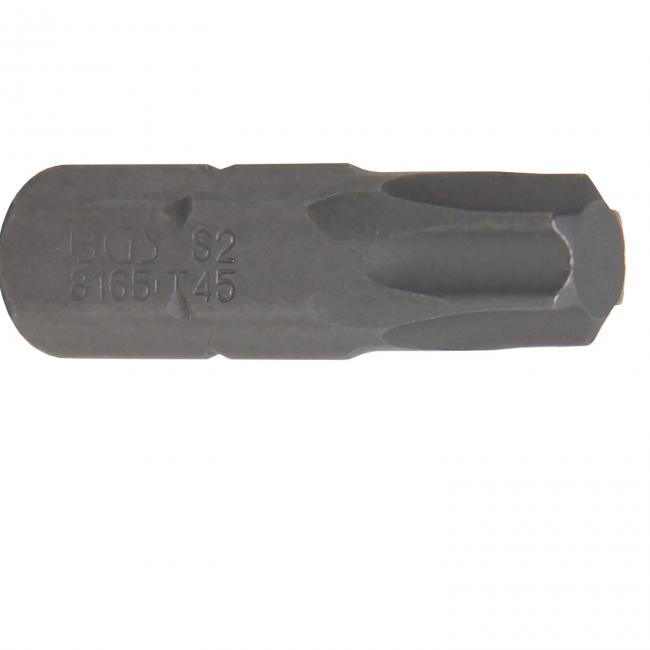 Bit | Länge 30 mm | Antrieb Außensechskant 8 mm (5/16) | T-Profil (für Torx) T45