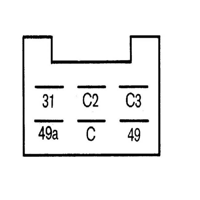 Blinkgeber Hella elektronisch 2+1+1(8)x21 12Volt Anhänger