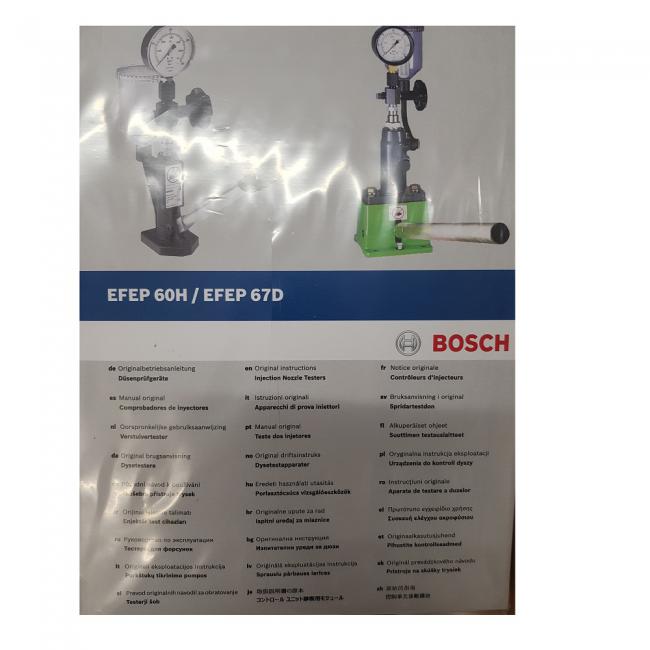 Bosch Düsenprüfgerät EFEP 60H 0-400 bar inkl. 1Ltr. Prüföl