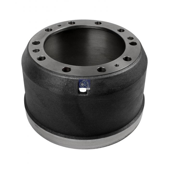 Bremstrommel - DT Spare Parts 6.60002 / D: 414 mm, 10 bores, B: 26,5 mm, P: 335 mm, D: 280,8 mm, H: 278 mm, B: 232 mm
