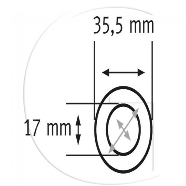 Ersatzringe für Ringkettenräder / Aussendurchmesser = 35,5 mm / Innendurchmesser = 17 mm / Zähne = 7... - Klein