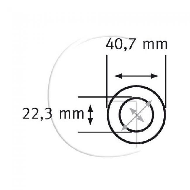 Ersatzringe für Ringkettenräder / Aussendurchmesser = 40,7 mm / Innendurchmesser = 22,3 mm / Zähne...