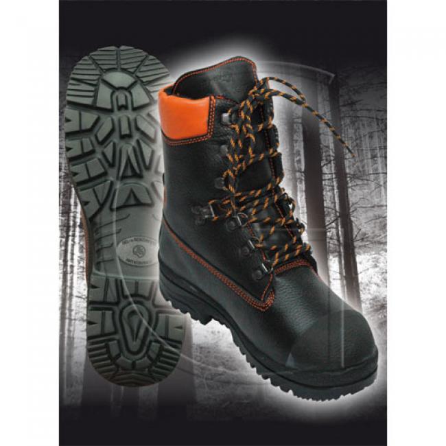 Gore-Tex® Schnittschutz Trekkingstiefel aus hochwertigstem Leder / Größe = 41