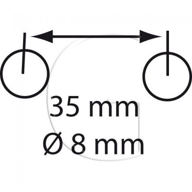 Häckslermesser / L = 80 mm / B = 30 mm - ALKO / (vgl.) Mod. H11100, H1300, H2200 / (vgl.) Orig. 325.030
