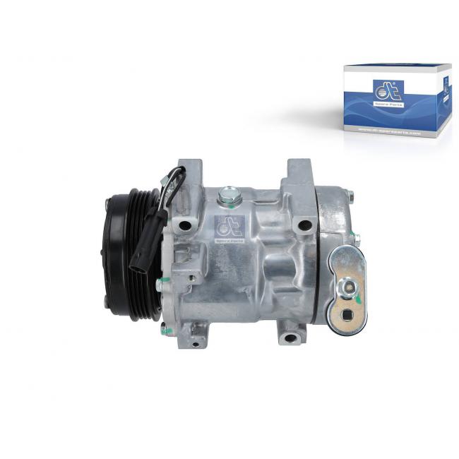 Kompressor, Klimaanlage, Öl befüllt - DT Spare Parts 12.77027 / 12 V, 4 PK, DP: 112 mm