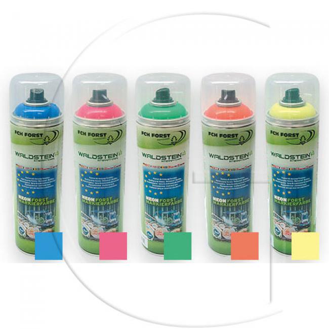 Markierfarbe Spray / Farbe = Leucht Blau / Inhalt = 500 ml