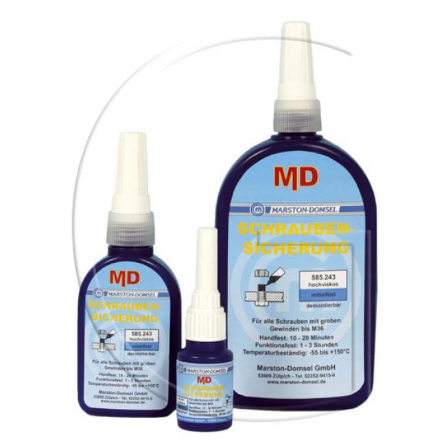 MD-Schraubensicherung / Inhalt = 50 ml / Typ = 585.243 - Hohe Festigkeiten - Hohe Temperaturbeständigkeit (bis +230°C)