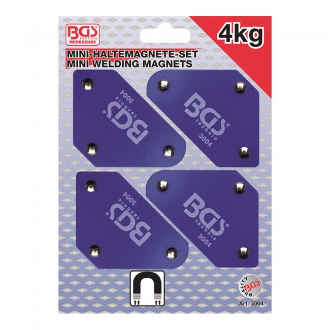 BGS-3004 | Mini-Magnethalter-Satz 45°-90°-135° 4-tlg.