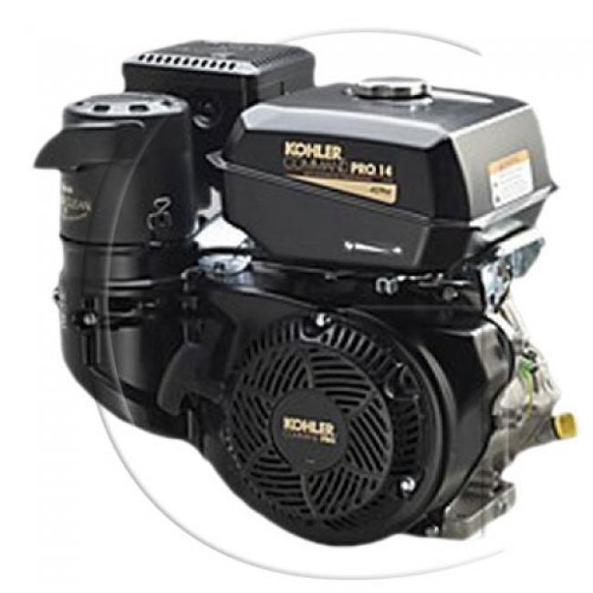 Motor / Hubraum = 277 cc / Leistung = 7,1 kW / 9,5 PS / Gewicht = 27,8 kg - 4-Takt OHV Benzinmotor - für Handstarter - konische Welle