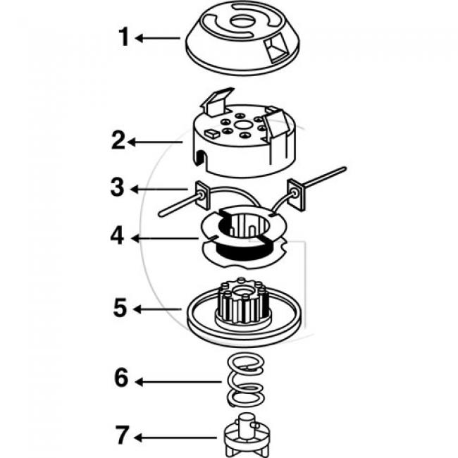 Oberer Körper - ARNETOLI MOTOR / (vgl.) Mod. F-202 M - ARNETOLI MOTOR / (vgl.) Mod. F-202 BV