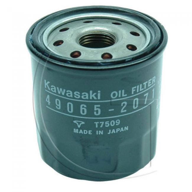 Ölfilter / H = 71 mm / Gesamt Ø = 65 mm - KAWASAKI / (vgl.) Mod. FE-290-D-AN00 / (vgl.) Orig. 49065 2071 / 2001 / 2057 / 2062 / 2078