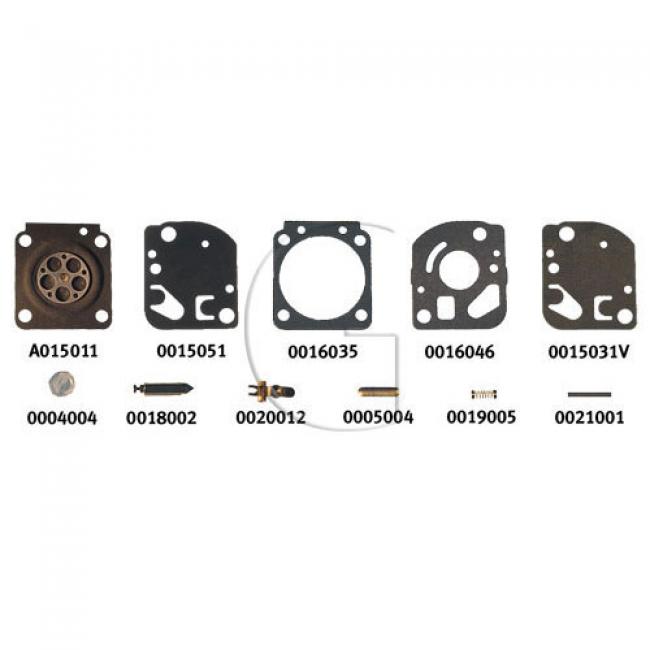 Original Membranen - RB KIT für Vergaser: C1U-K42A, C1U-K43A, C1U-K44A ZAMA