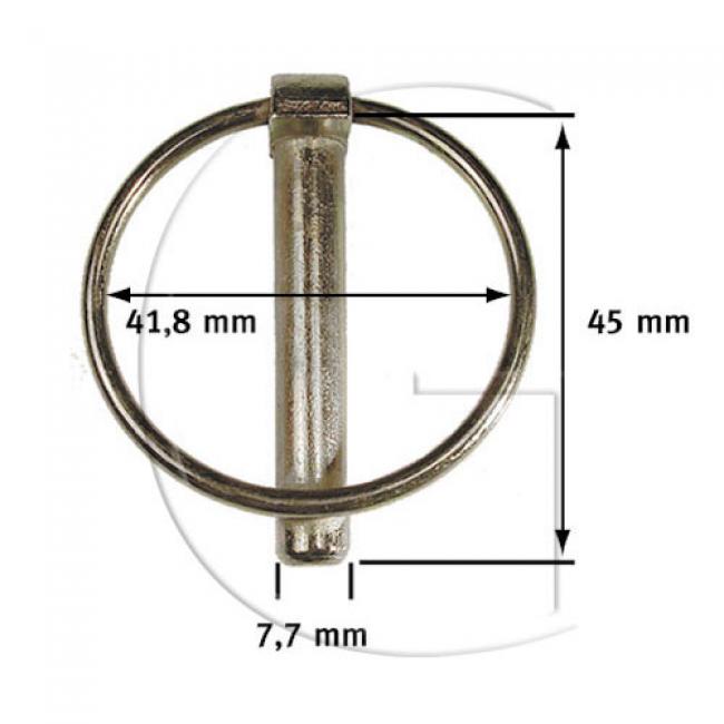 QUICK PIN / KLAPPSTECKER / Ø Bolzen: 7,7 mm