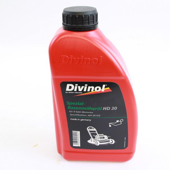 Rasenmäher-Öl Motoröl SAE 30, 1 Liter, API SF/CD Divinol