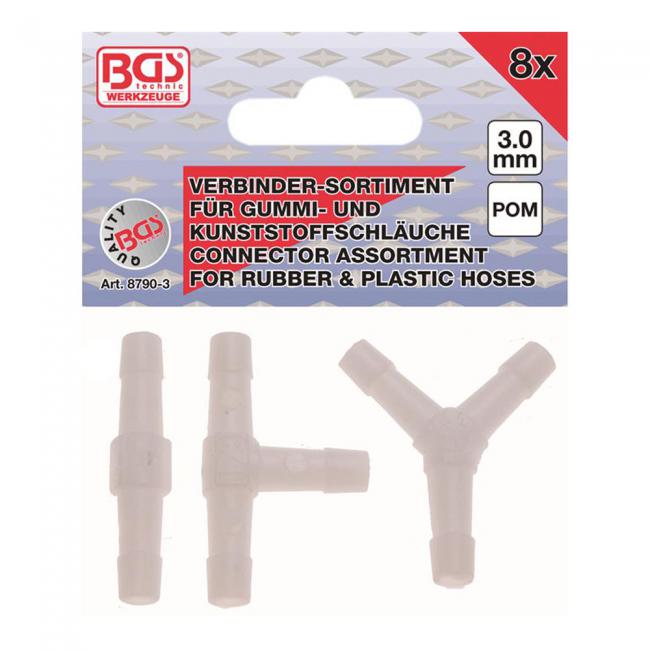 Schlauchverbinder-Sortiment - 3 mm ... 10 mm