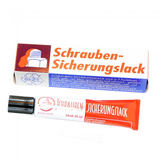 Schrauben-Sicherungslack 20 ml, weiss
