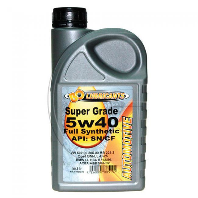 Teilsynthetisches Winteröl / Inhalt = 1 l - für Schneefräse - Motoröl ”Winterbetrieb” 5W-40 - API SN/CF”