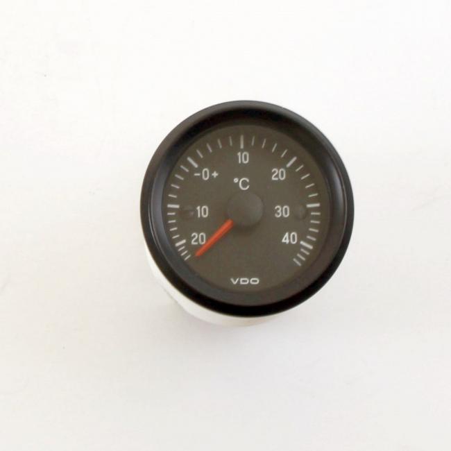 VDO Außenthermometer Aussentemperatur 12V Armatur analog -20 +46°C