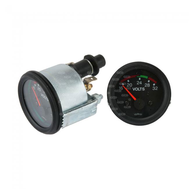 Voltmeter 16-32 V, 52 mm OD - Passend für: Durite-HCUK 0-523-72