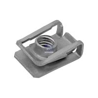 100 Stück Clip - DT Spare Parts 4.68473 / M8, L: 25 mm, W: 18 mm, 0,5 - 5 mm