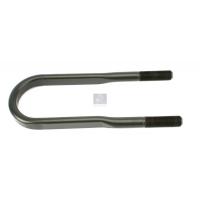 2 Stück U-Bolzen - DT Spare Parts 4.40219 / M24 x 1,5, LTh: 75 mm, L: 340 mm, W: 102 mm