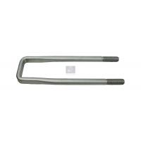 2 Stück U-Bolzen - DT Spare Parts 2.62560 / M24 x 3, LTh: 70 mm, L: 400 mm, W: 92 mm