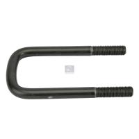 2 Stück U-Bolzen - DT Spare Parts 1.25356 / R: 15,5 mm, R: 130 mm, M22 x 2,5, LTh: 70 mm, L: 226 mm, W: 93 mm, 10.9