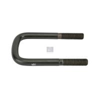 2 Stück U-Bolzen - DT Spare Parts 1.25354 / R: 15 mm, R: 150 mm, M22 x 2,5, LTh: 70 mm, L: 202 mm, W: 93 mm, 10.9