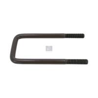 2 Stück U-Bolzen - DT Spare Parts 2.62559 / R: 5 mm, M20 x 2,5, LTh: 70 mm, L: 260 mm, W: 102 mm