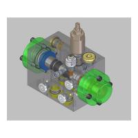 4/2 Wegeventilblock NG 16 - TL - Schieberventil - hydraulisch gesteuert - Container - Press - Ventil