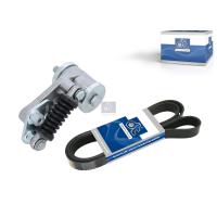 Riemenspanner, komplett, mit Keilrippenriemen - DT Spare Parts 3.93001 / 4 PK, L: 1290 mm