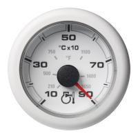 VDO-OceanLink Pyrometer Ø52mm 900°C/1650°F-1650°F/900°C 12-24V schwarz oder weiß